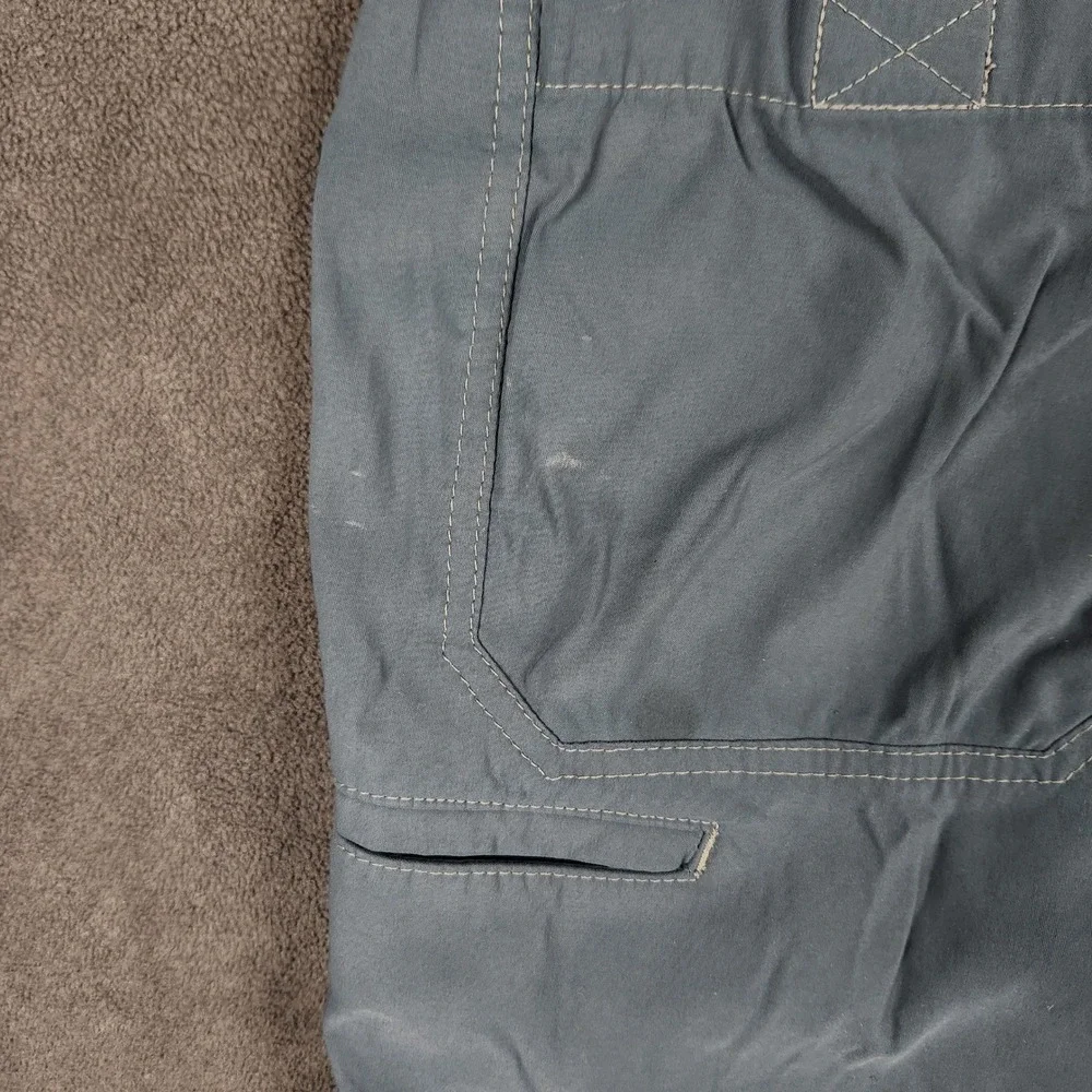 KUHL Renegade‎ Shorts Mens 34 Charcoal Blue Tech Utility Cargo Hiking Outdoor